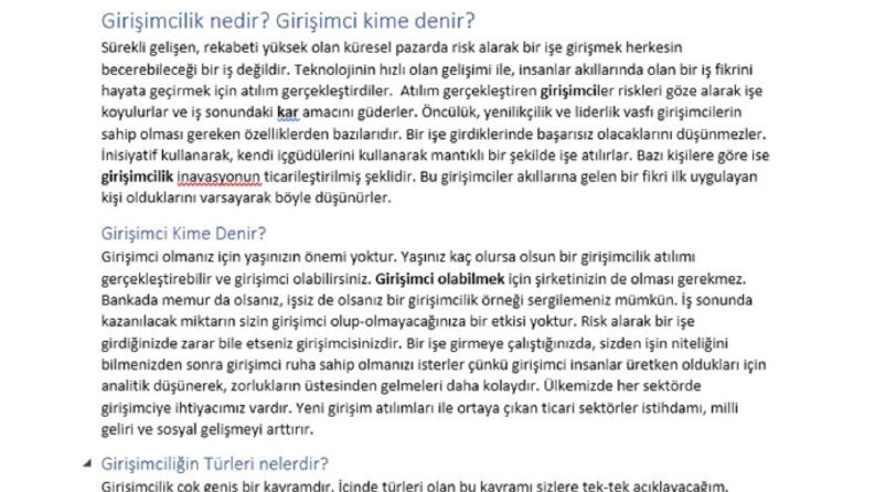 İş örneğim