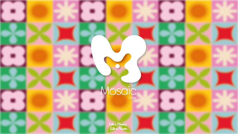 mosaic - florist branding (marka kimliği oluşturma)