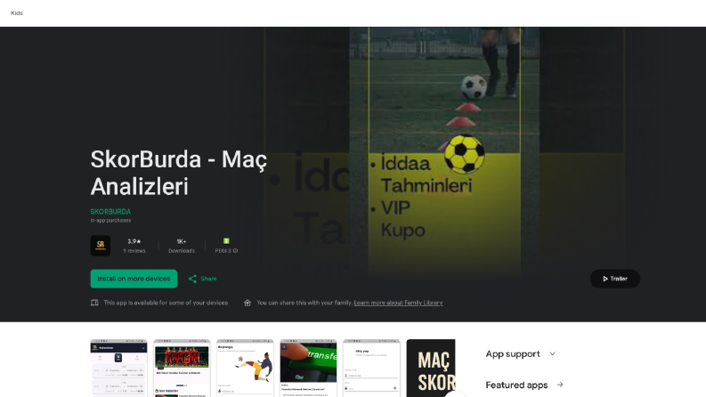 Skorburda Uygylaması