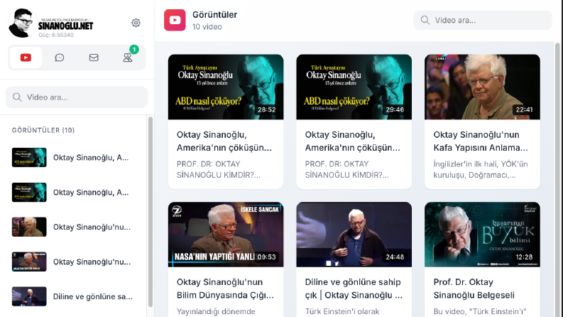 Sinanoglu.net Projesi