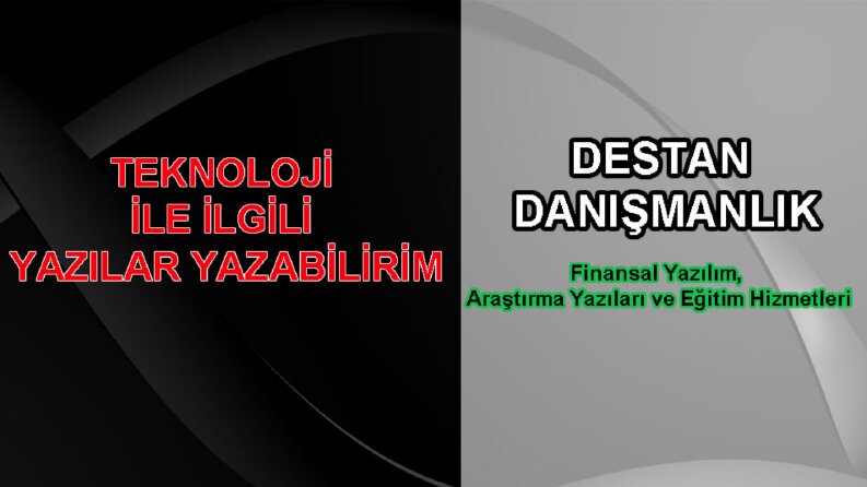 Teknoloji ile ilgili özgün ve kaliteli yazılar