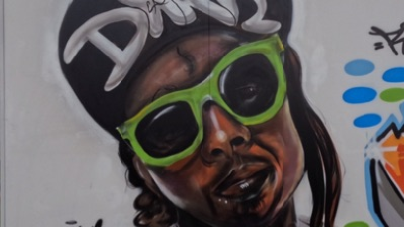 Graffiti portre çalışması 