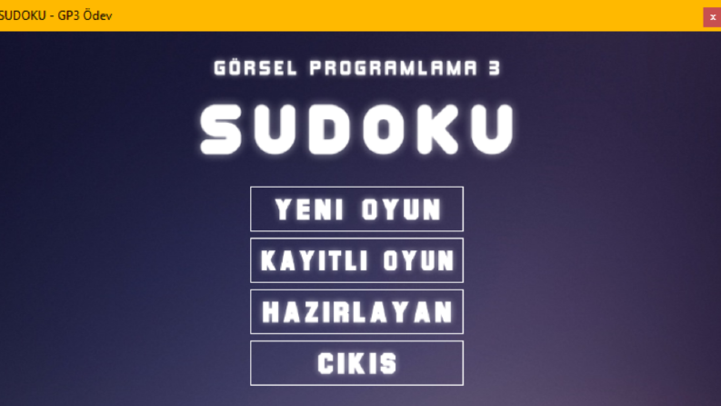 SUDOKU