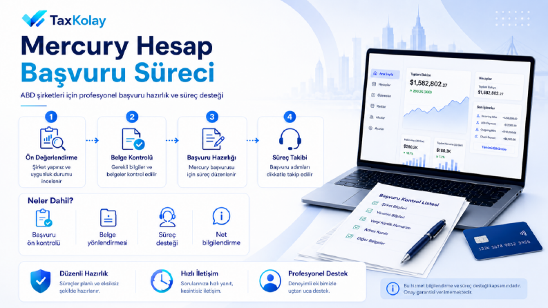 Mercury Hesap Başvurusu – Örnek Süreç Çalışması