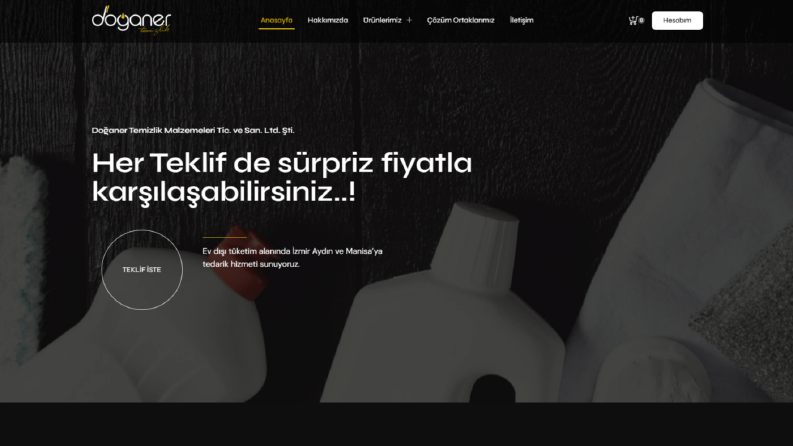Doğaner Temizlik Website Tasarımı