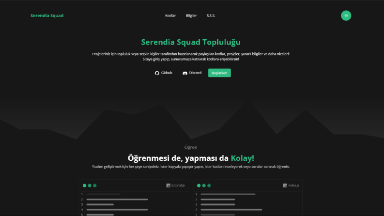Serendia Squad - Frontend