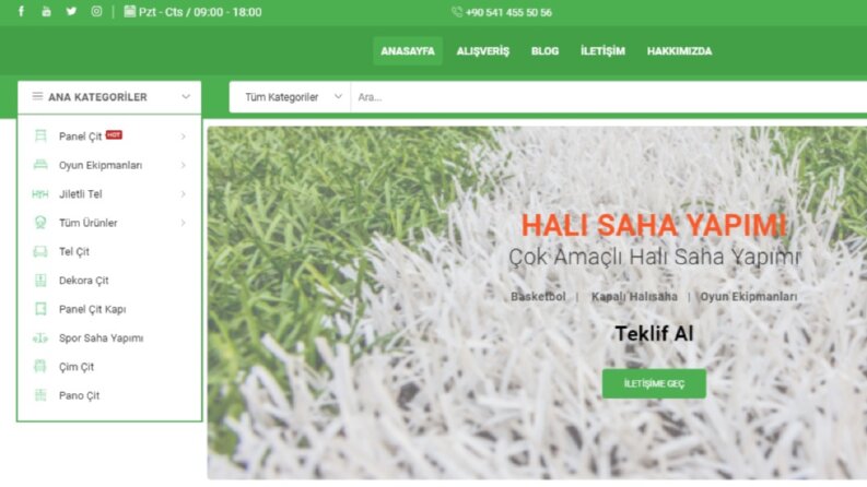 Panelçit - Konsept Tasarımlı Site (yesilpanelcit.com)