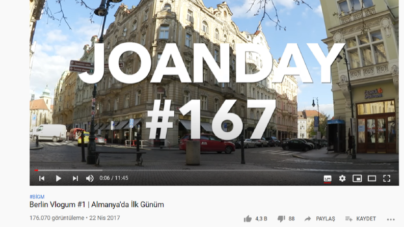 JoanDay ile Berlin Vlogu Ortaklığı