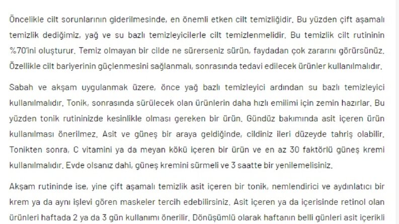 Güneş lekeleri ile ile ilgili bir gazetede yayımlanan yazım