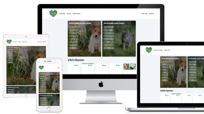 Evcil Hayvan Sahiplendirme Web Sitesi
