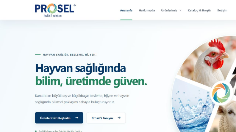 Prosel İlaç — Ürün ve Doküman Yönetimli Web Sitesi