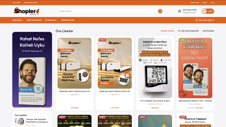 E-Ticaret Sitesi Kurulum & Yönetim