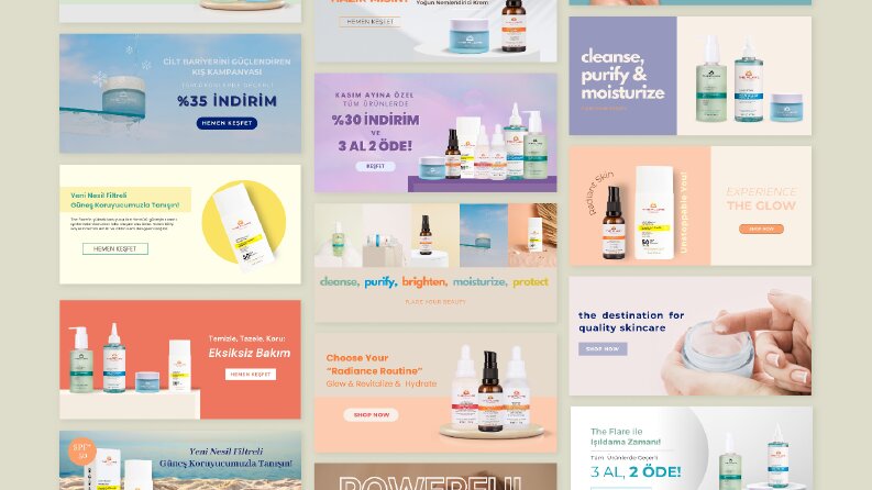 The Flare Health Care Banner