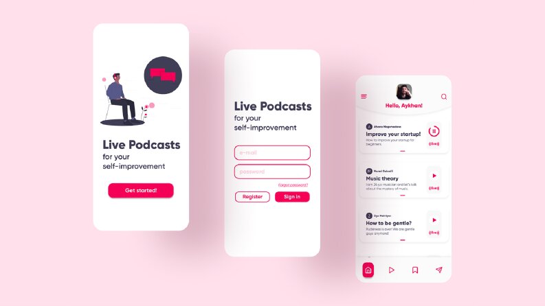 Live Podcast App