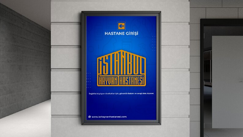 İstanbul Hayvan Hastanesi - Afiş Tasarımı
