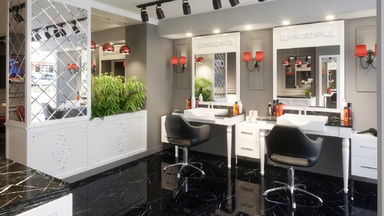 Florya kuaför salon tasarımı