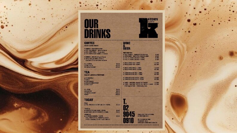 Modern ve Düzenlenebilir Menu Tasarımları