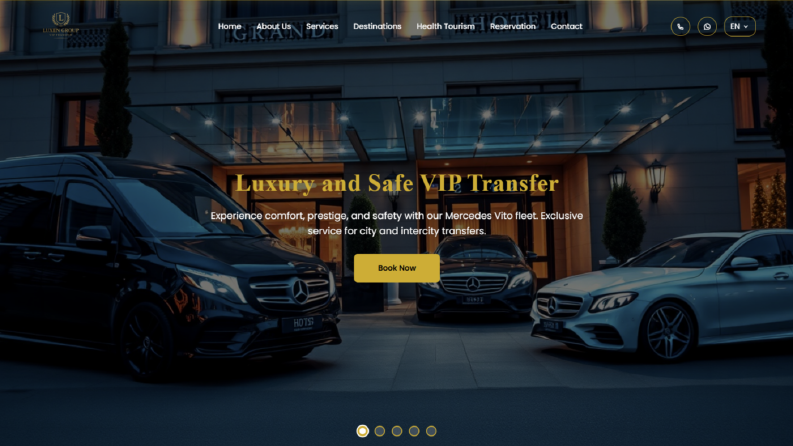 Luxen Group Web Sitesi tasarımı