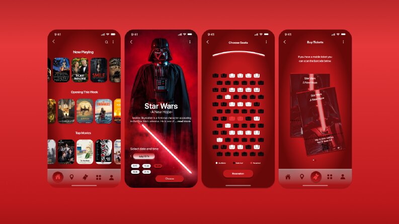 Movie Ticket App Design