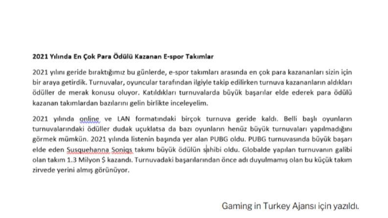 Web Site İçerikleri