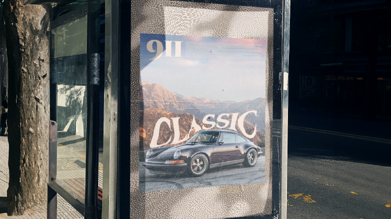 Porsche 911 Classic Poster Design
