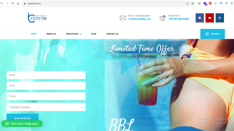 Sağlık Turizmi Web Sitesi