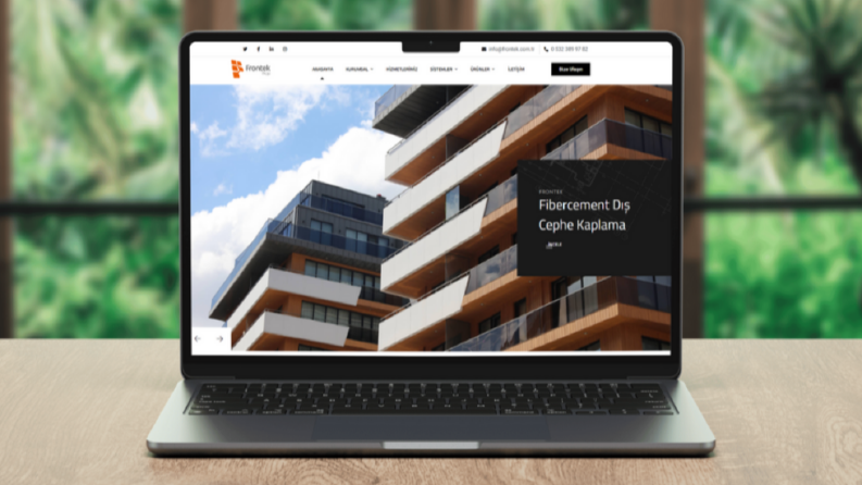 Frontek Yapı - Web Tasarım Projesi