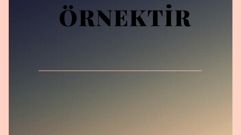 İş örneğim