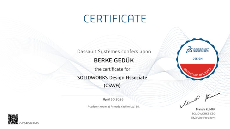 SOLIDWORKS Design Associate (CSWA)