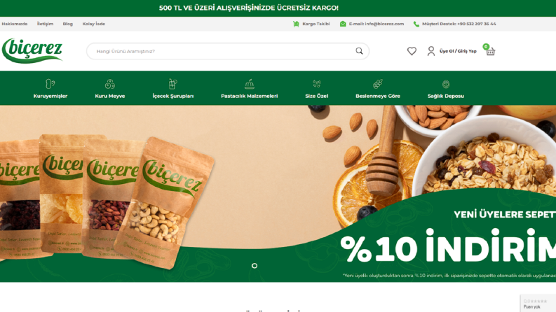 E-Ticaret Site Tasarımı