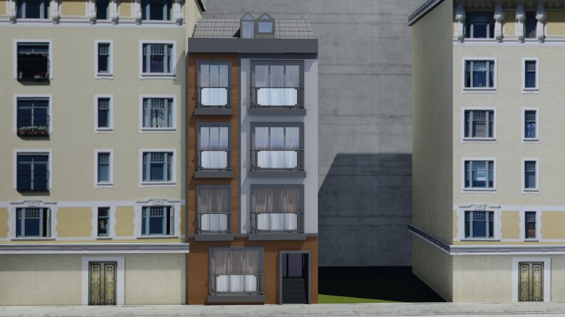 Apartman Cephe Tasarımı