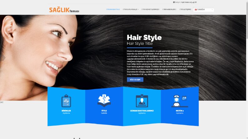 WORDPRESS SAĞLIK TEMASI 2