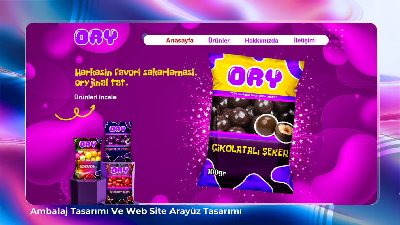 Draje Şeker Ambalaj Tasarımı Ve Web Arayüz Tasarımı