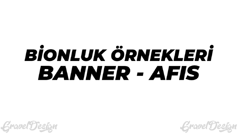 Profesyonel Banner - AFIS Tasarımları