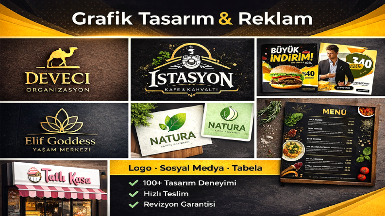 Özgün ve Akılda Kalıcı Logo Tasarımları