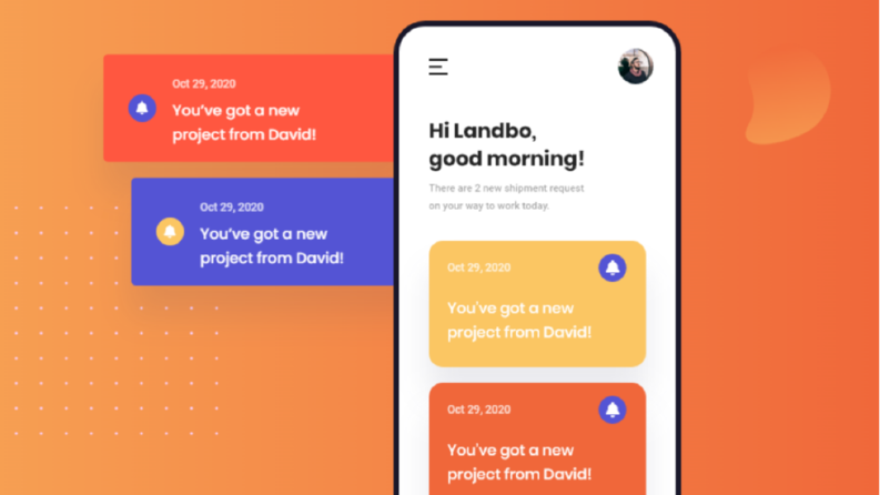 Landbo reminder - Mobil arayüz tasarımı