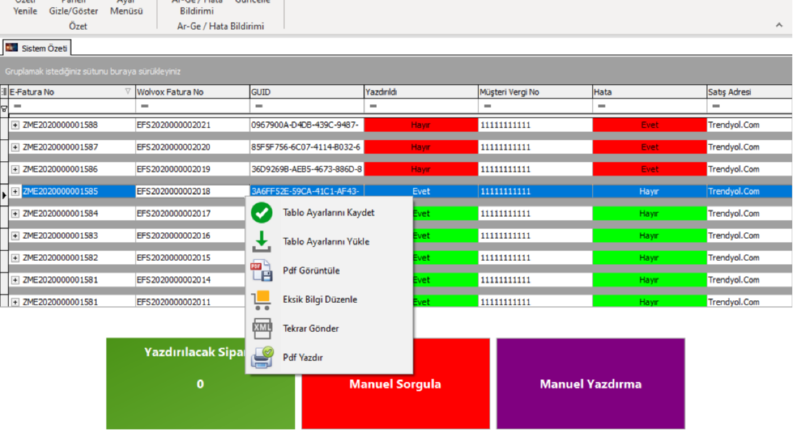 Akınsoft Wolvox 8 Otomatik Sipariş Takip