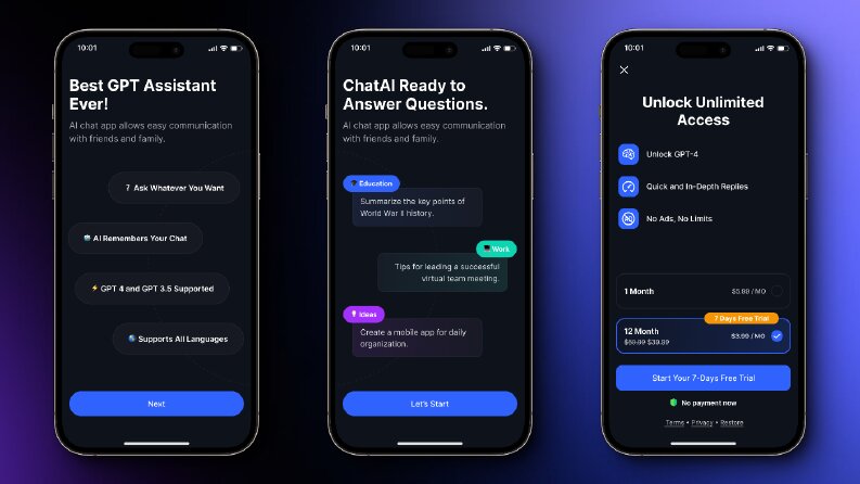 ChatGPT Yapay Zeka Mobil Uygulaması