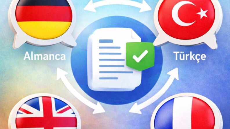 Türkçe → Almanca / İngilizce / Fransızca Çeviri