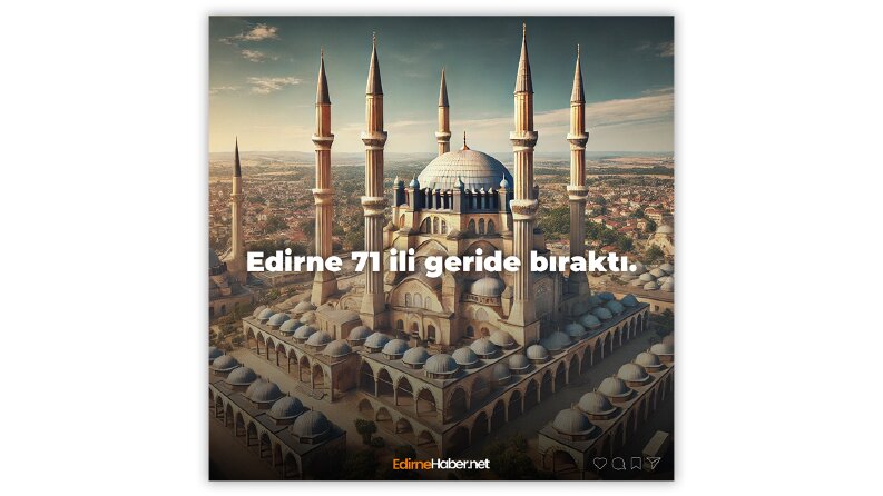 EdirneHaber.Net - Instagram Post Tasarımı