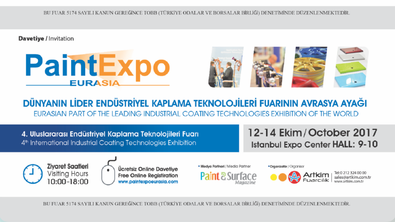 PAINT EXPO DAVETİYE