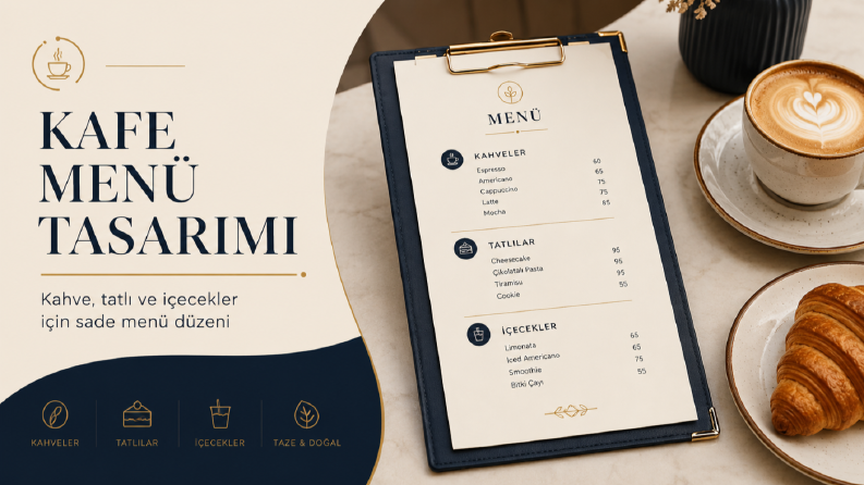Kafe Menü Tasarımı