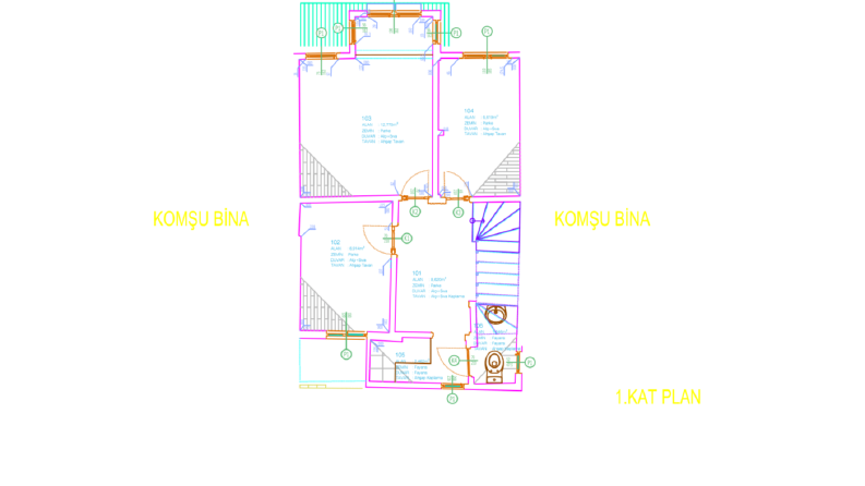 aotocad çizimi