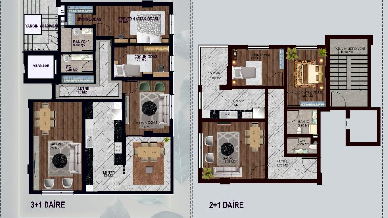 Mimari Plan Renklendirme (Photoshop)