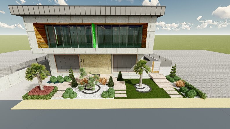 PEYZAJ TASARIM - 3D MODELLEME - RENDER