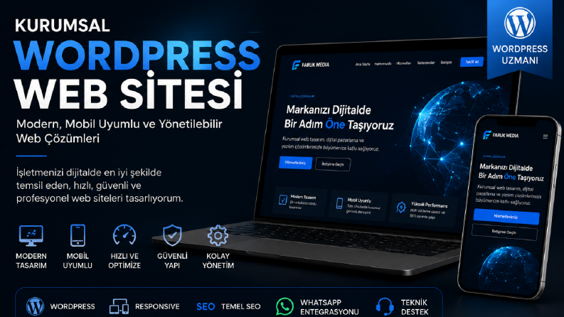 Kurumsal WordPress Web Sitesi Tasarımı