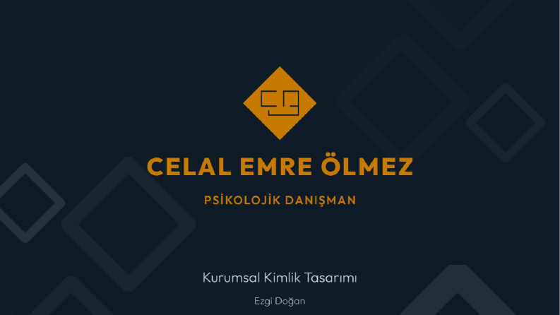 Celal Emre Ölmez - Kurumsal Kimlik Tasarımı