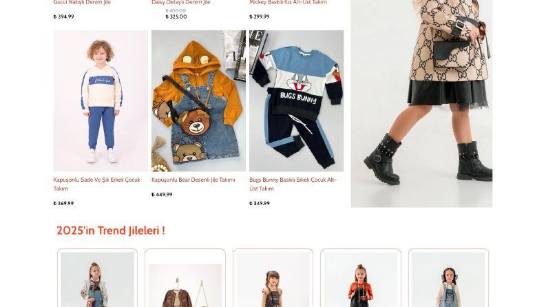 Mislinakids Bebek-Çocuk Giyim Web Sitesi