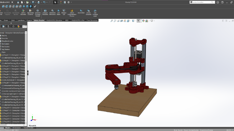Bitirme Projesi-Scara3D Printer Tasarımı