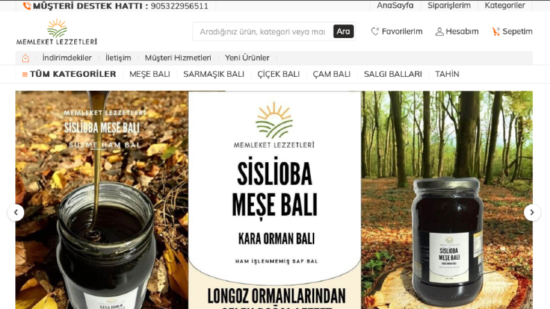 memleketlezzetleri.com - T-Soft'ta E-Ticaret sitesi kurulumu